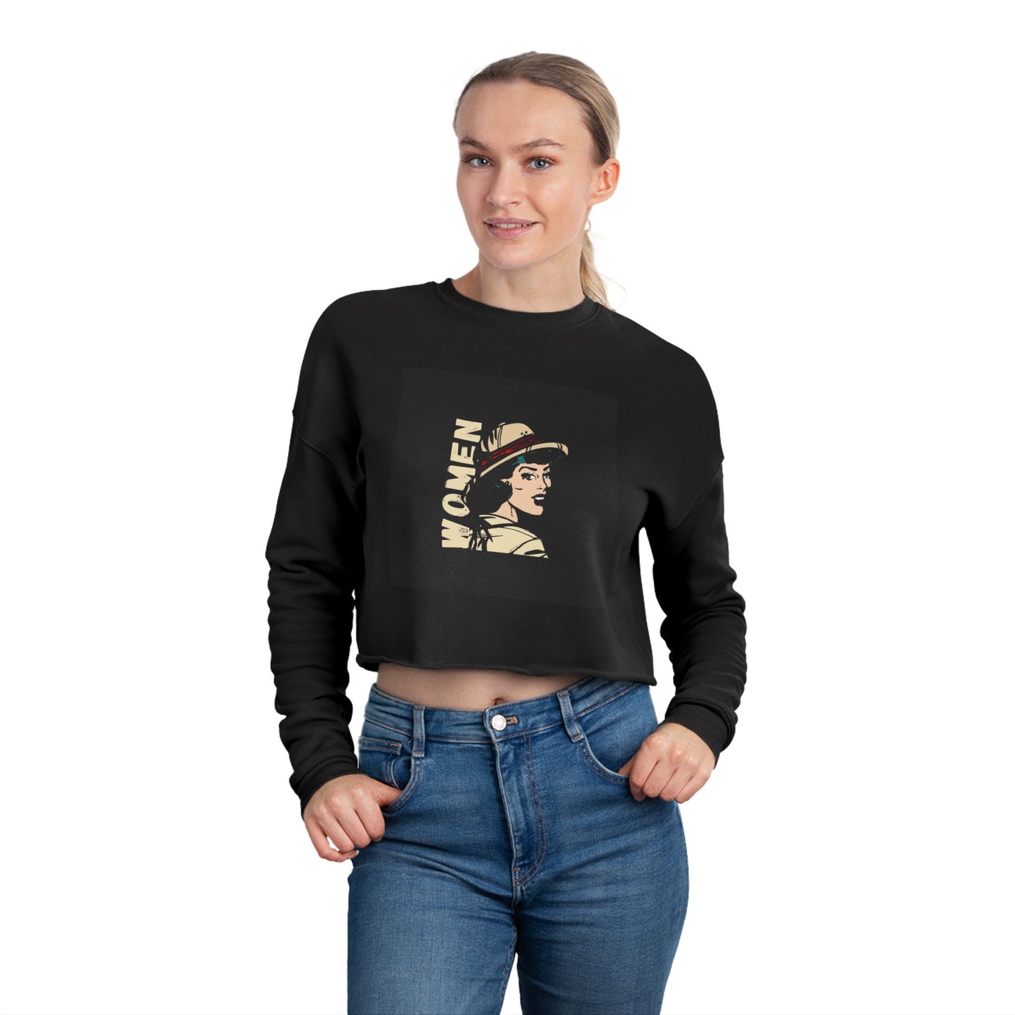 Women Cropped Sweatshirt | Stylish & Comfortable Fashion for Everyday Wear