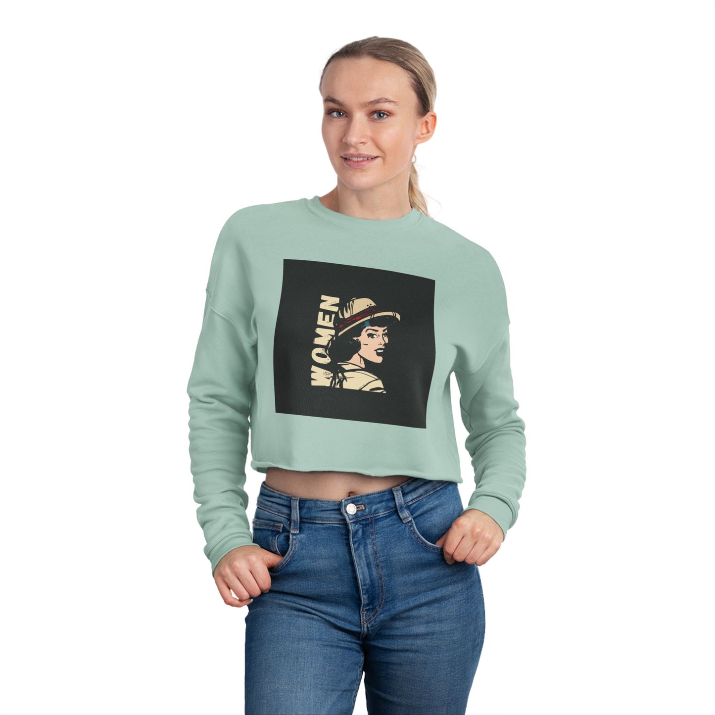 Women Cropped Sweatshirt | Stylish & Comfortable Fashion for Everyday Wear