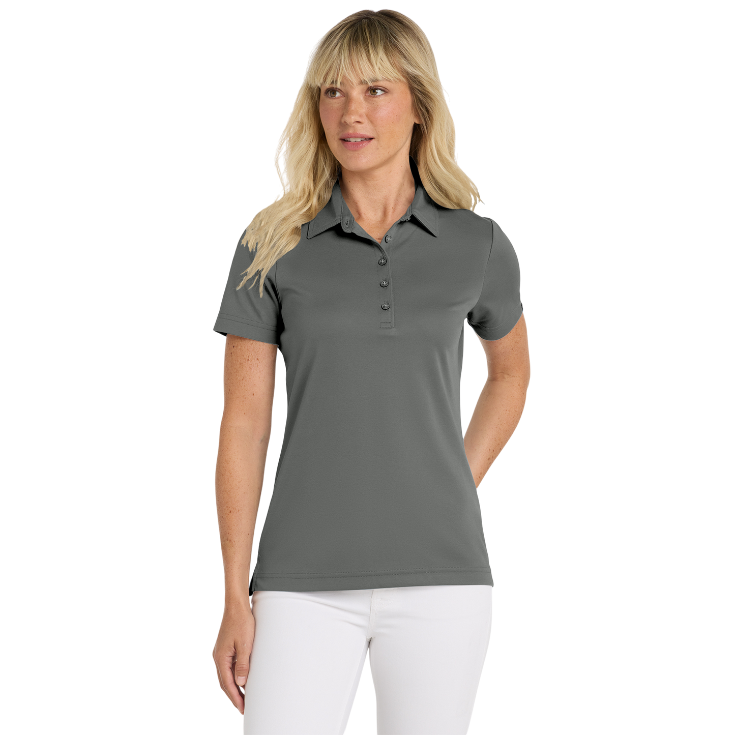 Oceanside Ladies Polo Shirt, Casual Women's Polo, Summer Outing Top, Vacation Wear, Coastal Style, Outdoor Activities