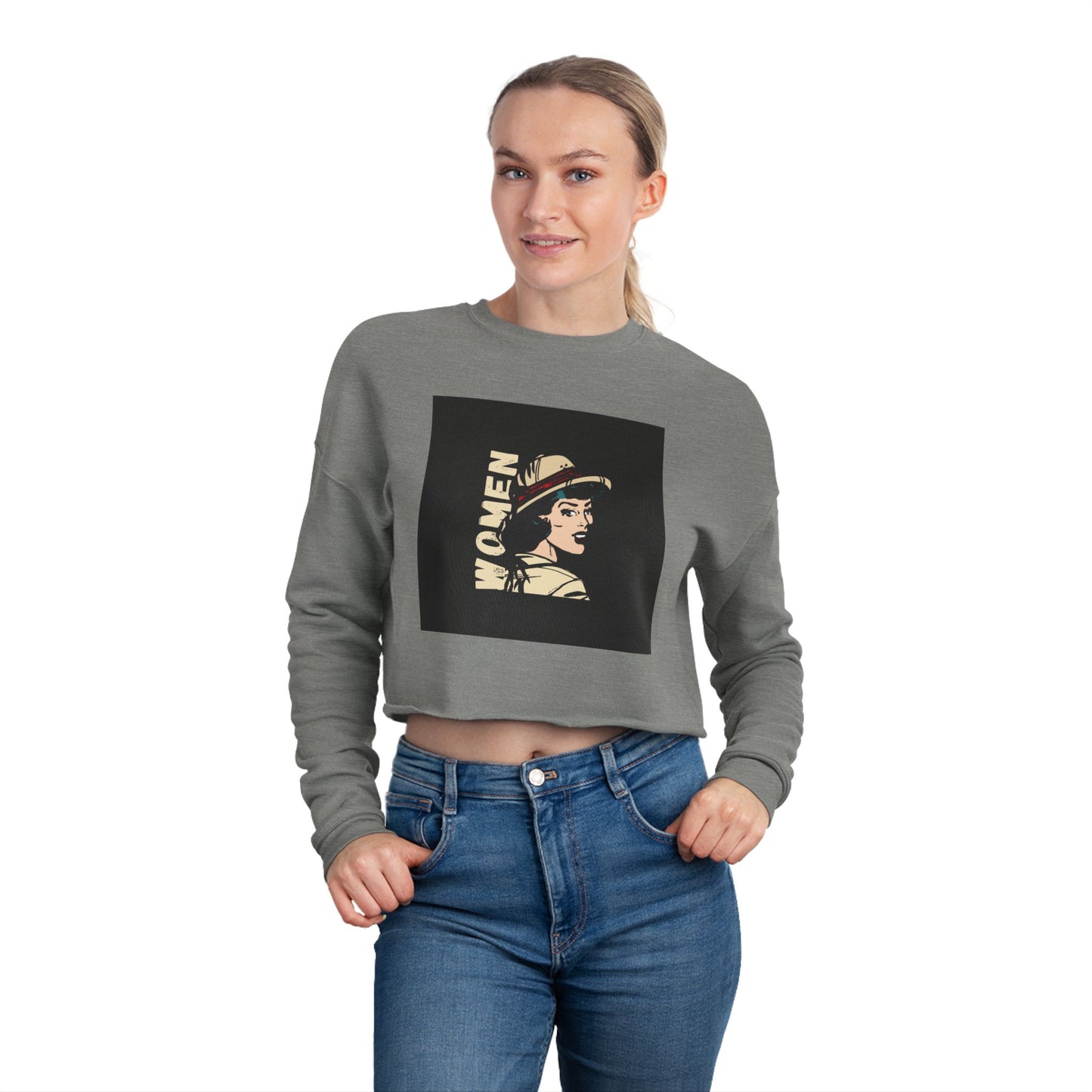 Women Cropped Sweatshirt | Stylish & Comfortable Fashion for Everyday Wear