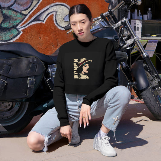 Women Cropped Sweatshirt | Stylish & Comfortable Fashion for Everyday Wear