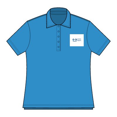 Oceanside Ladies Polo Shirt, Casual Women's Polo, Summer Outing Top, Vacation Wear, Coastal Style, Outdoor Activities